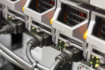 leistungsstarkes data center