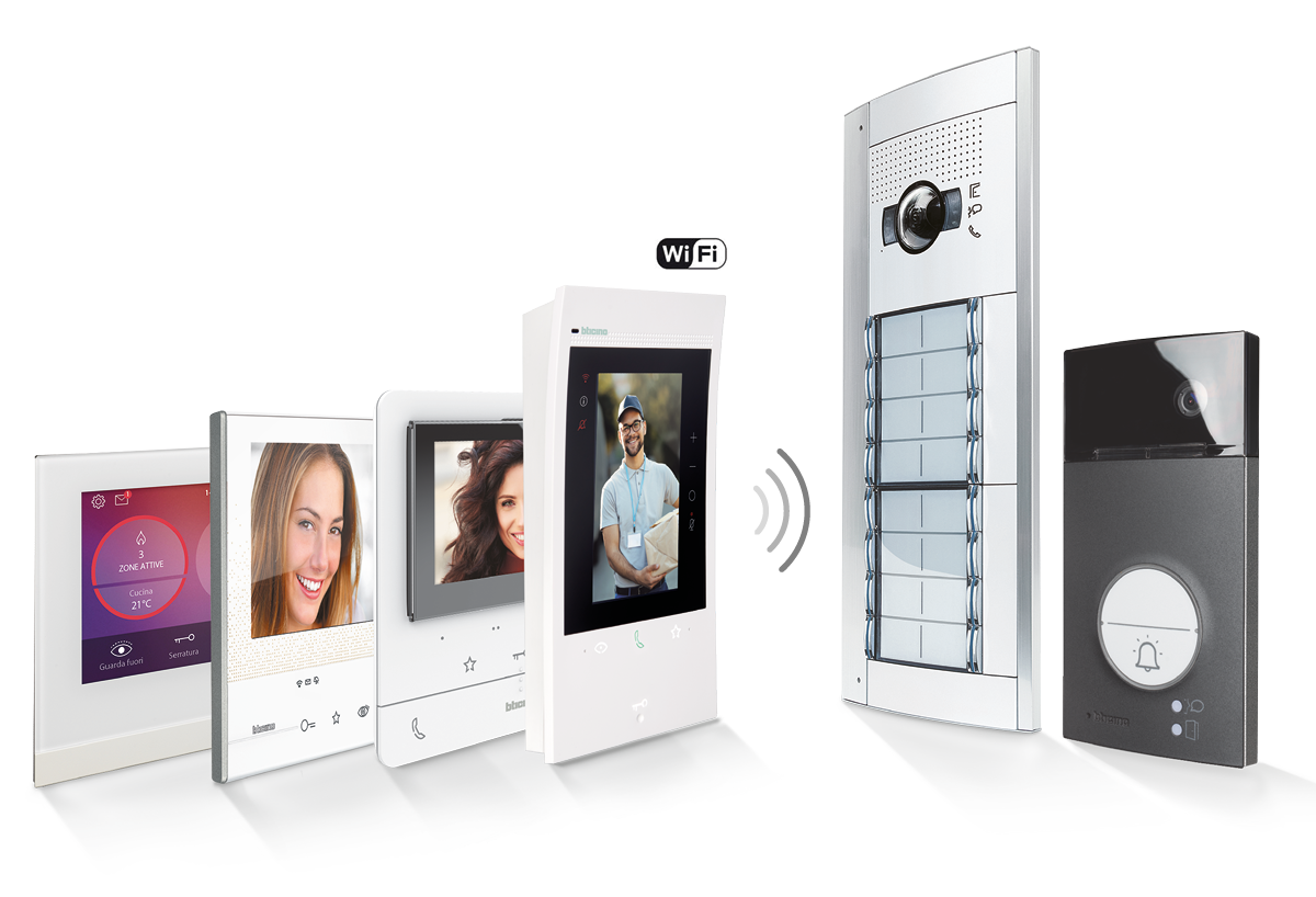 Türsprechanlagen Übersicht Bticino mit Türsprechern, Classe 300Eos und Video und Audiokamera